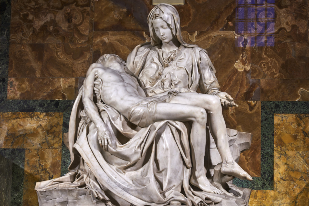 Michelangelova „Pietà“ – skulptura Djevice Marije i njezina mrtvoga Sina budi ljubav prema Bogu koji je dao život za čovjeka