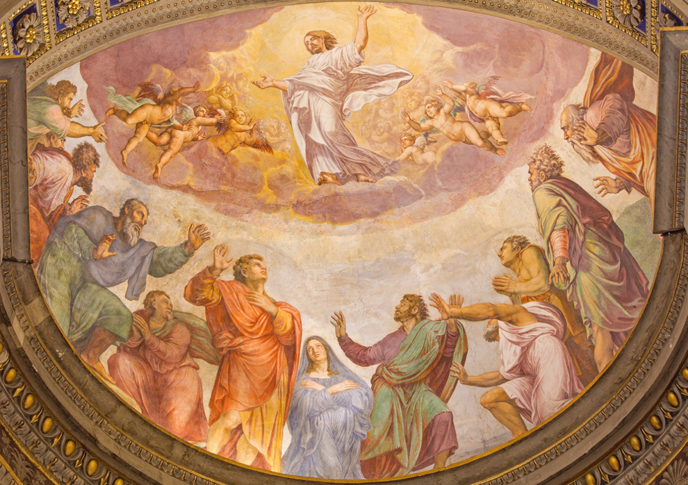 Freska u crkvi Santa Maria dell'Anima u Rimu autora Francesca Salviatija (16. st.)