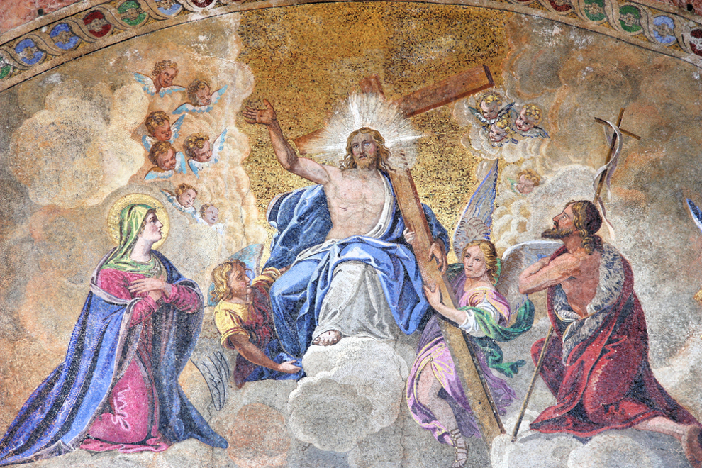 Mozaik u Bazilici sv. Marka u Veneciji.
