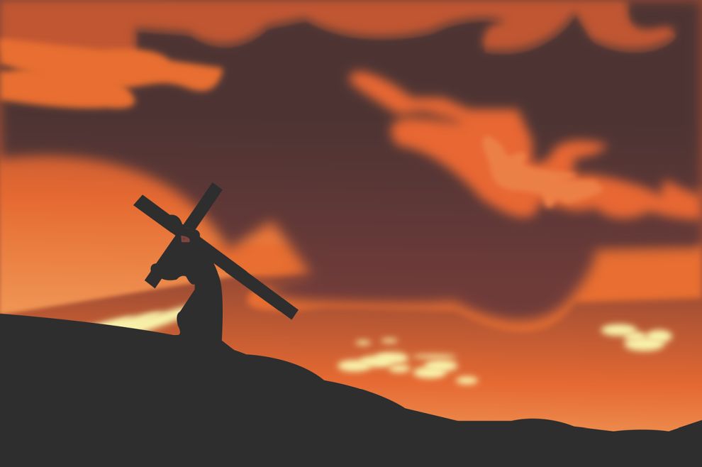 Isus pada pod križem treći put