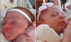 FOTO Ove fotografije uslikane su nekoliko minuta prije i poslije krštenja djevojčice; možete li uočiti razliku
