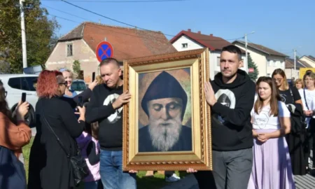 Dolazak relikvija svetog Šarbela u Križevce