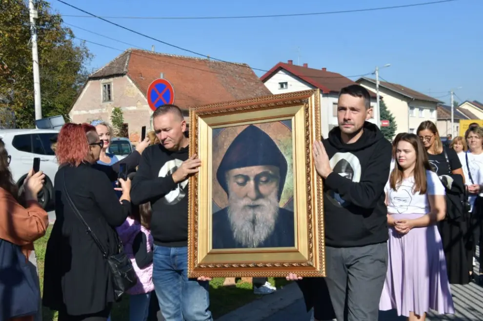 Dolazak relikvija svetog Šarbela u Križevce