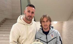 Luka Modrić i kondicijski trener Drago Horvat