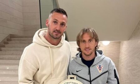 Luka Modrić i kondicijski trener Drago Horvat